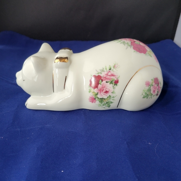 Formalities By Baum Bros. Sleeping Porcelain Cat Roses Unisex🌊🌟BUNDLE AND SAVE - Picture 7 of 16